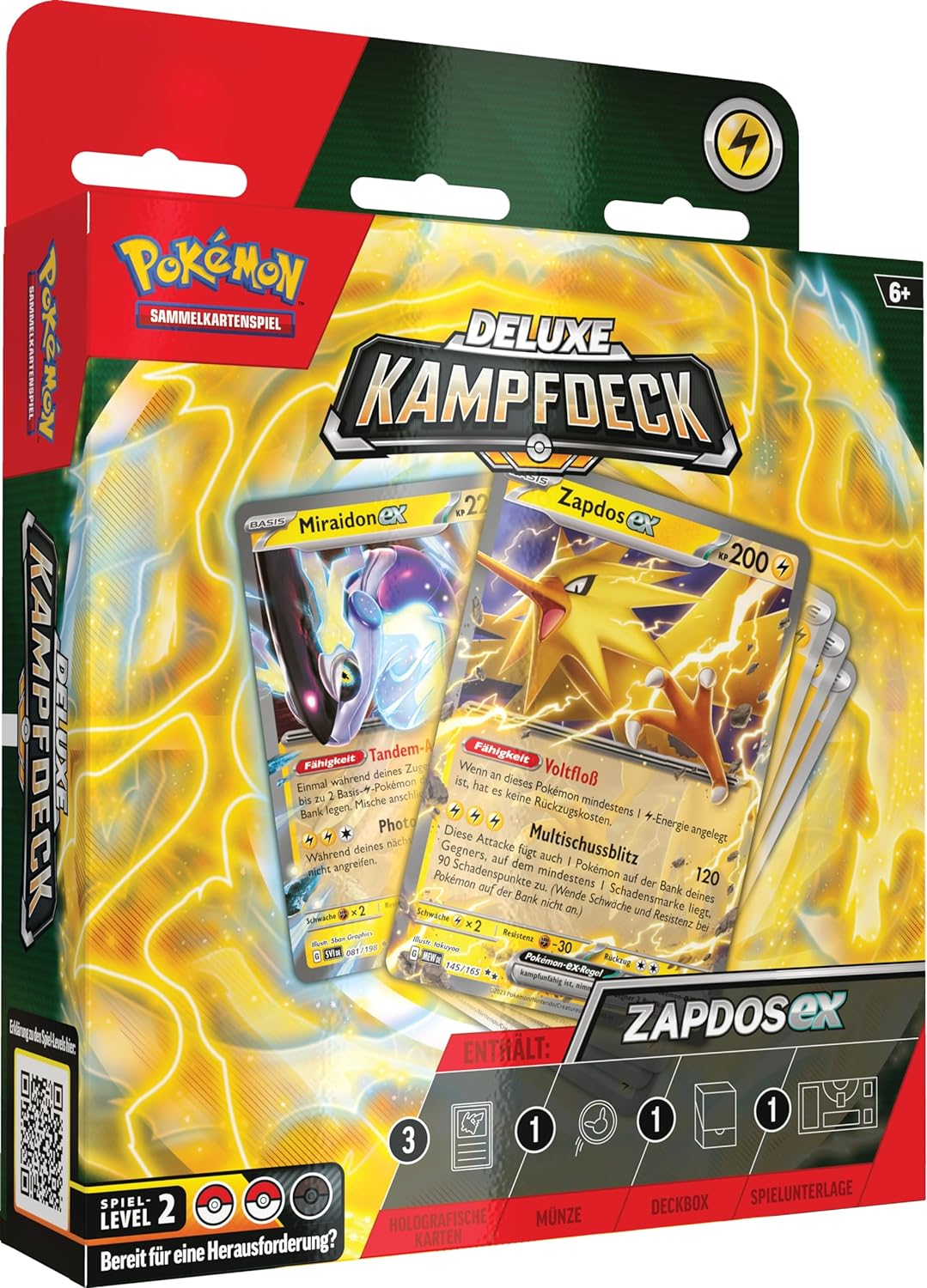 Deluxe-Kampfdeck Zapdos-ex