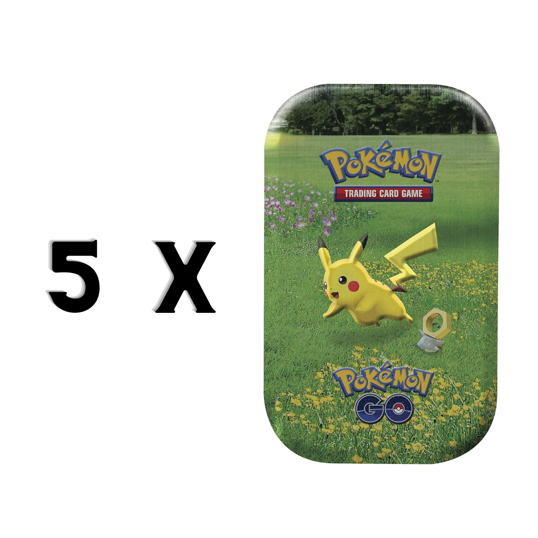 Pokemon GO Mini-Tin 5x Bundle